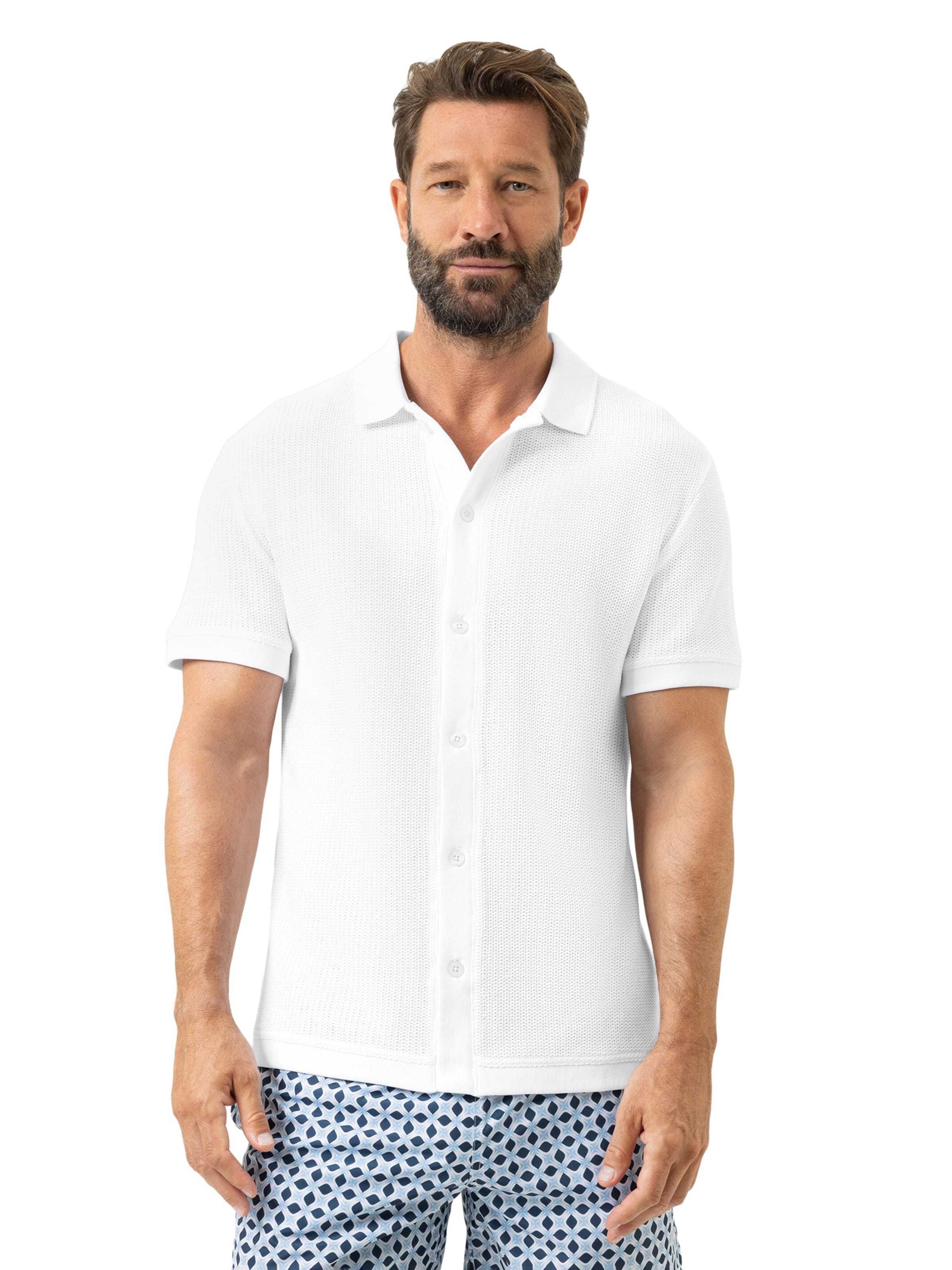 Mey Shirt in Wit: voorkant