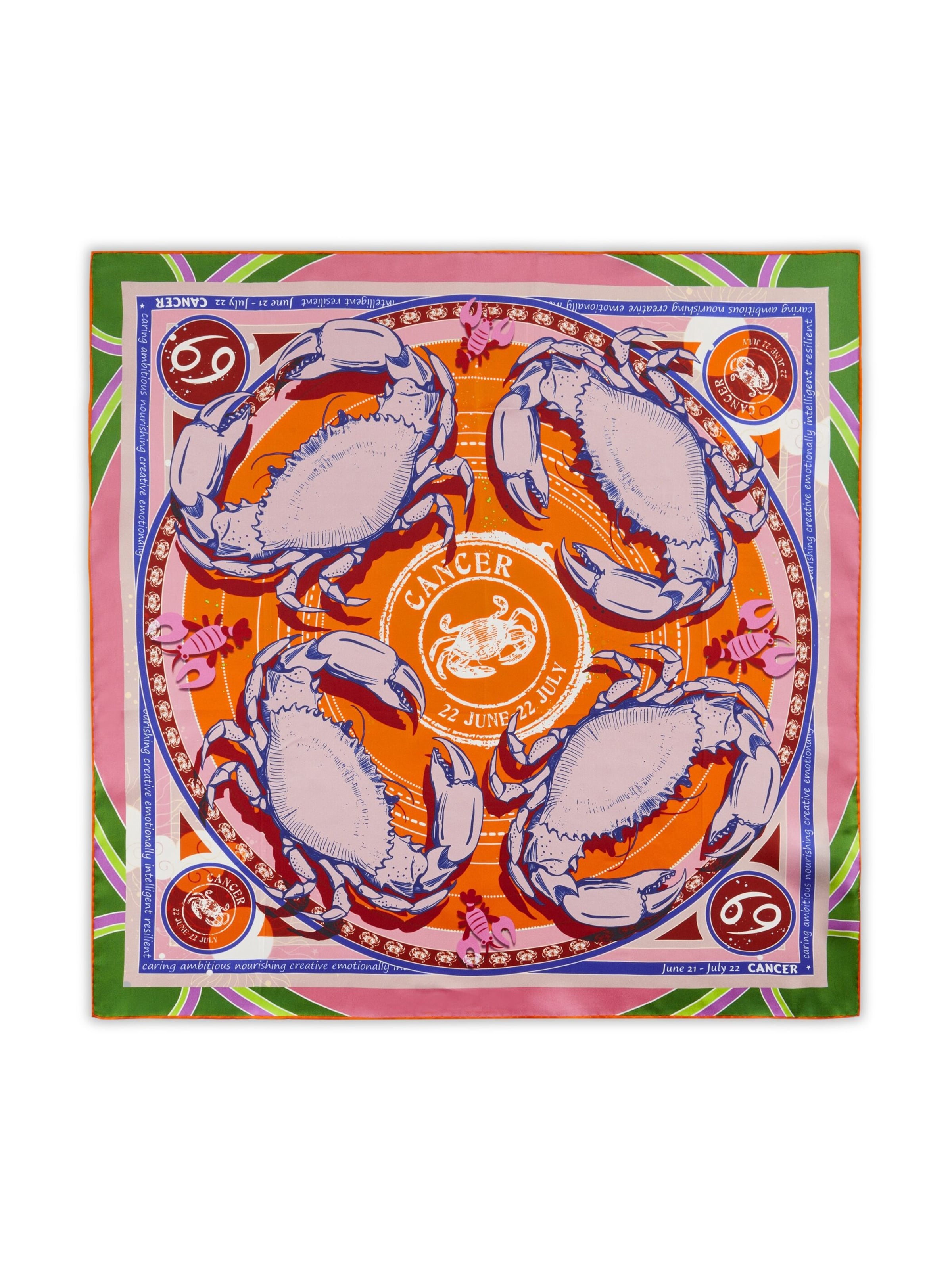 CODELLO Wrap 'Sternzeichen Krebs' in Orange