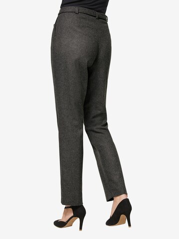 Loosefit Pantaloni con pieghe di heine in grigio