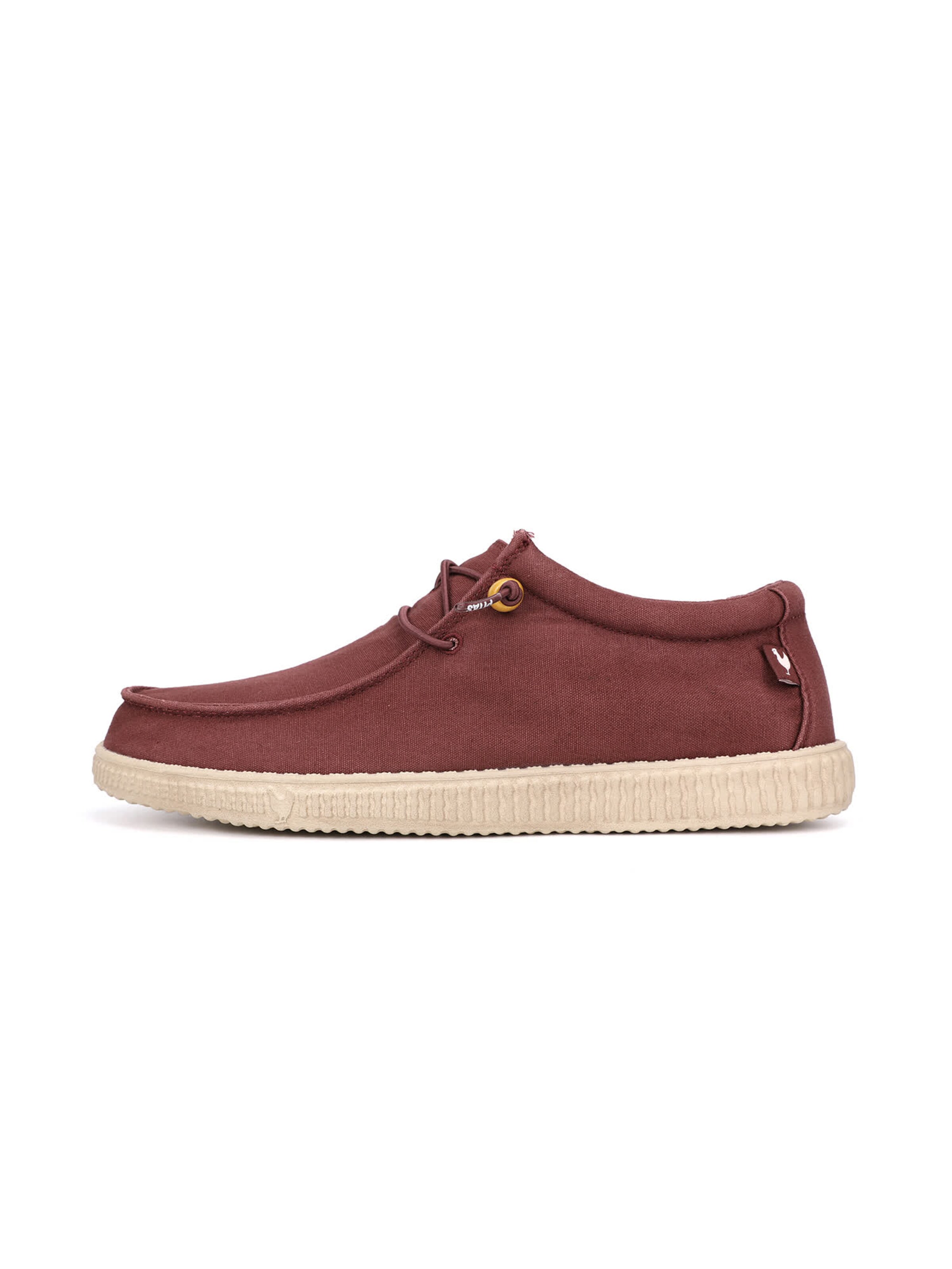 Walk In Pitas Moccasin 'Wallabi' in Red: front
