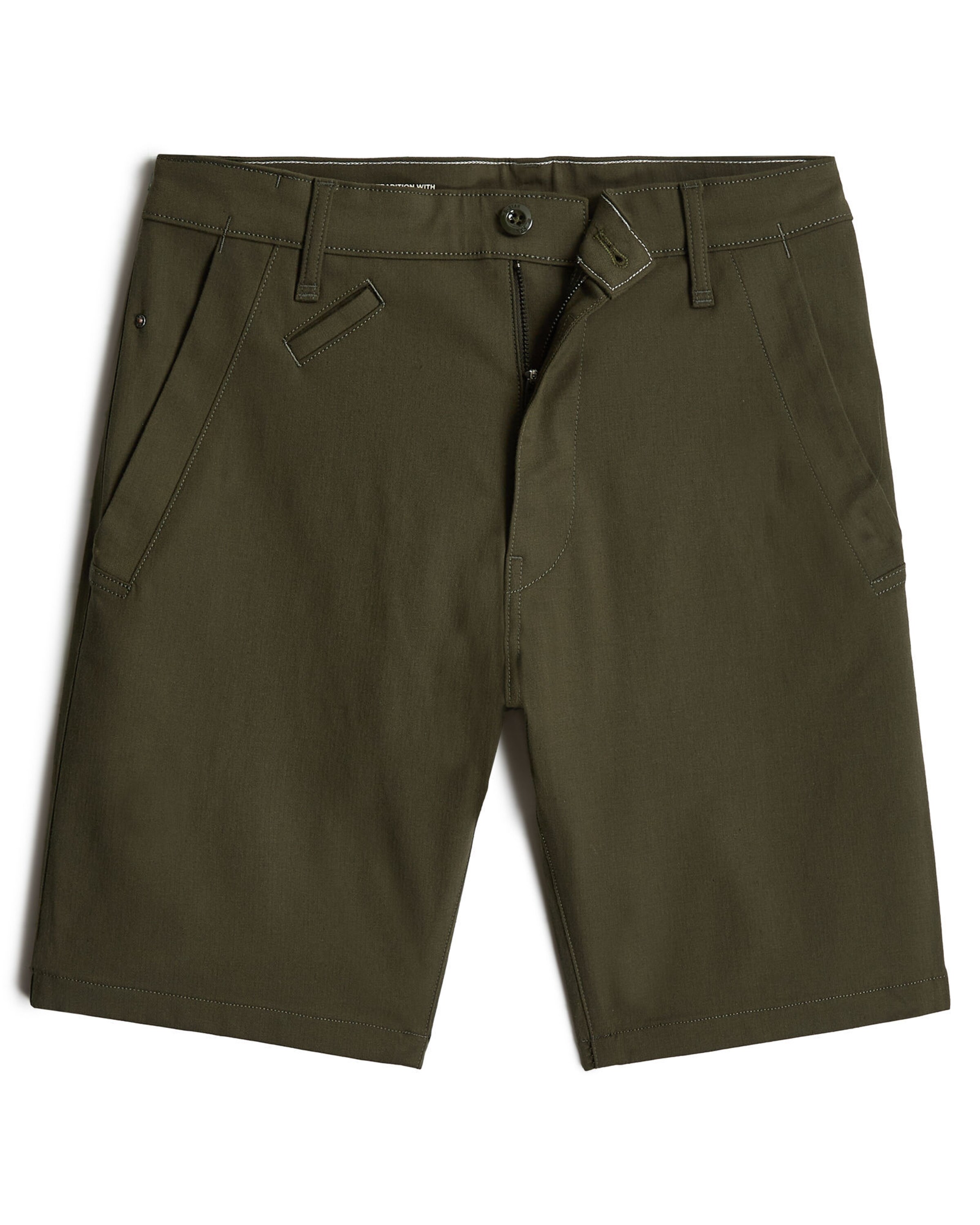 G-STAR Slimfit Chino in Groen: voorkant