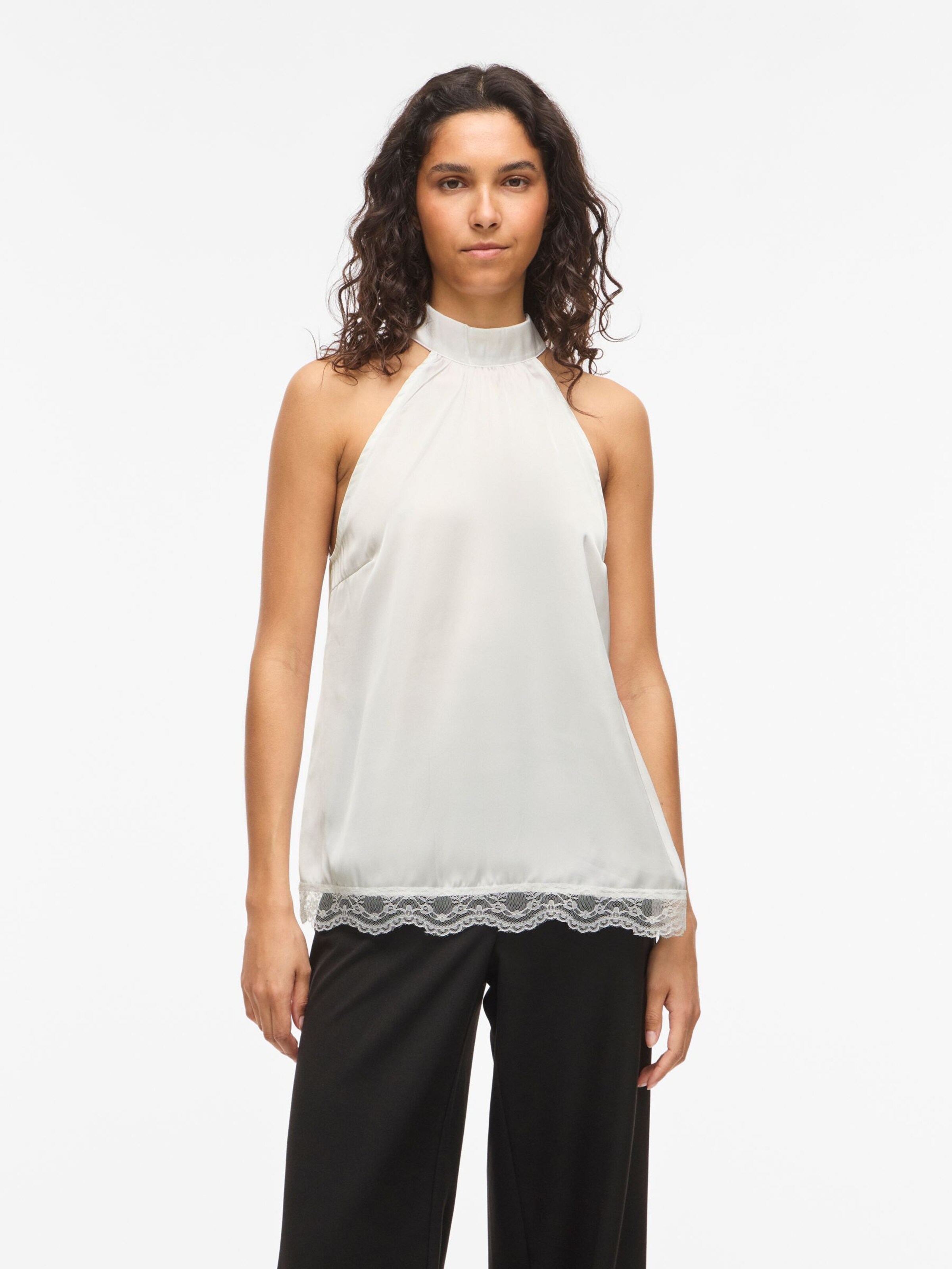 Top 'VISofie' di VILA in bianco: frontale