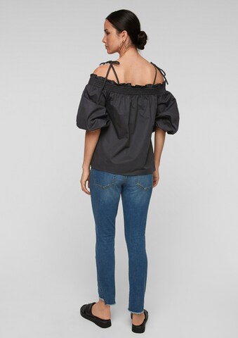 s.Oliver Bluse in Schwarz