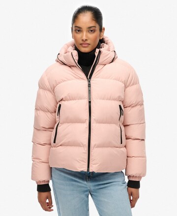 Superdry Tussenjas in Rood: voorkant