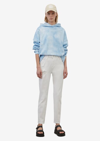 Marc O'Polo DENIM Tapered Jeans 'Freja' in White