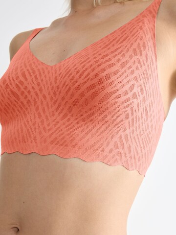 SLOGGI T-shirt BH ' ZERO Feel Bliss Bralette ' in Oranje