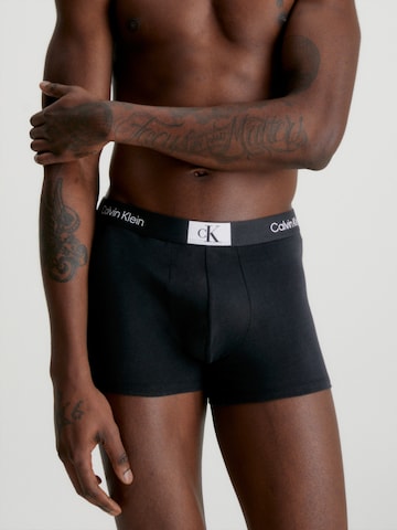 Calvin Klein UnderwearBokserice 'CK96' - crna boja: prednji dio