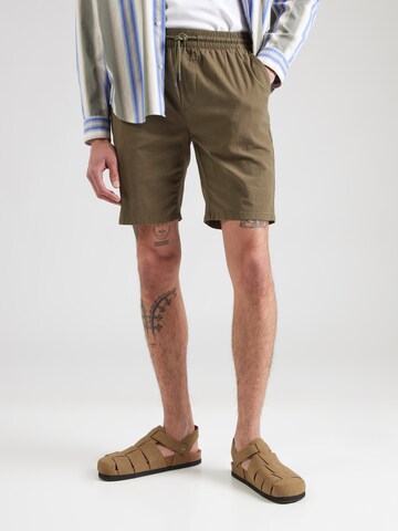 Only & Sons Štandardný strih Chino nohavice 'ONSCAPRI' - Zelená: predná strana