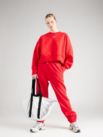 Nike Sportswear Sweatshirt 'Phoenix Fleece' in Rood