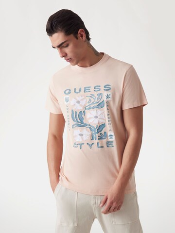 GUESS Shirt in Pink: front