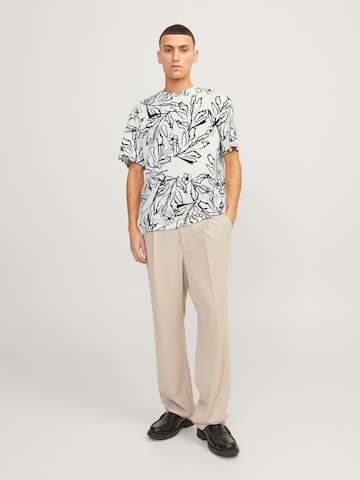 JACK & JONES T-shirt 'JORLAFAYETTE' i vit: framsida