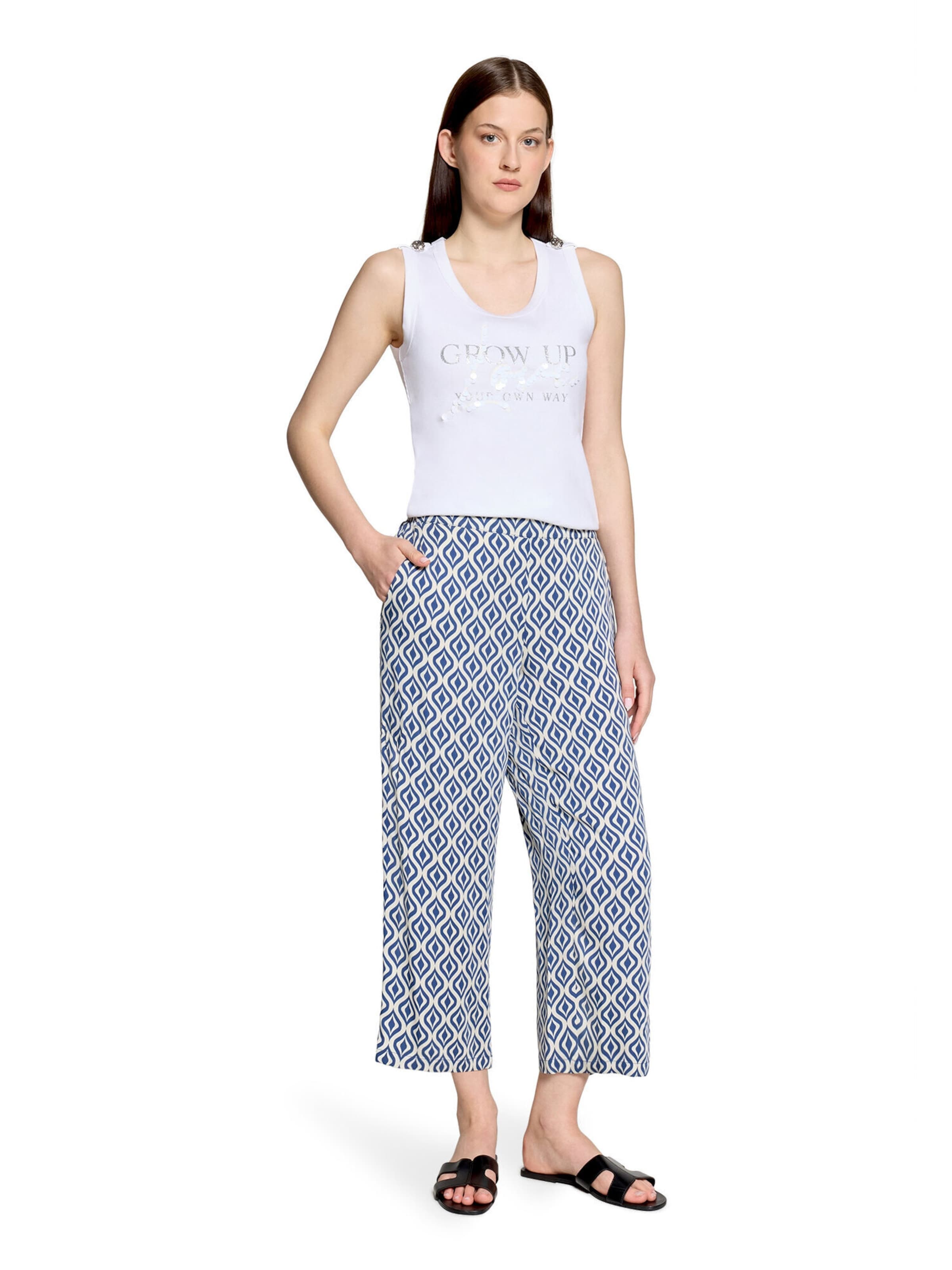 Betty Barclay Loosefit Broek in Blauw