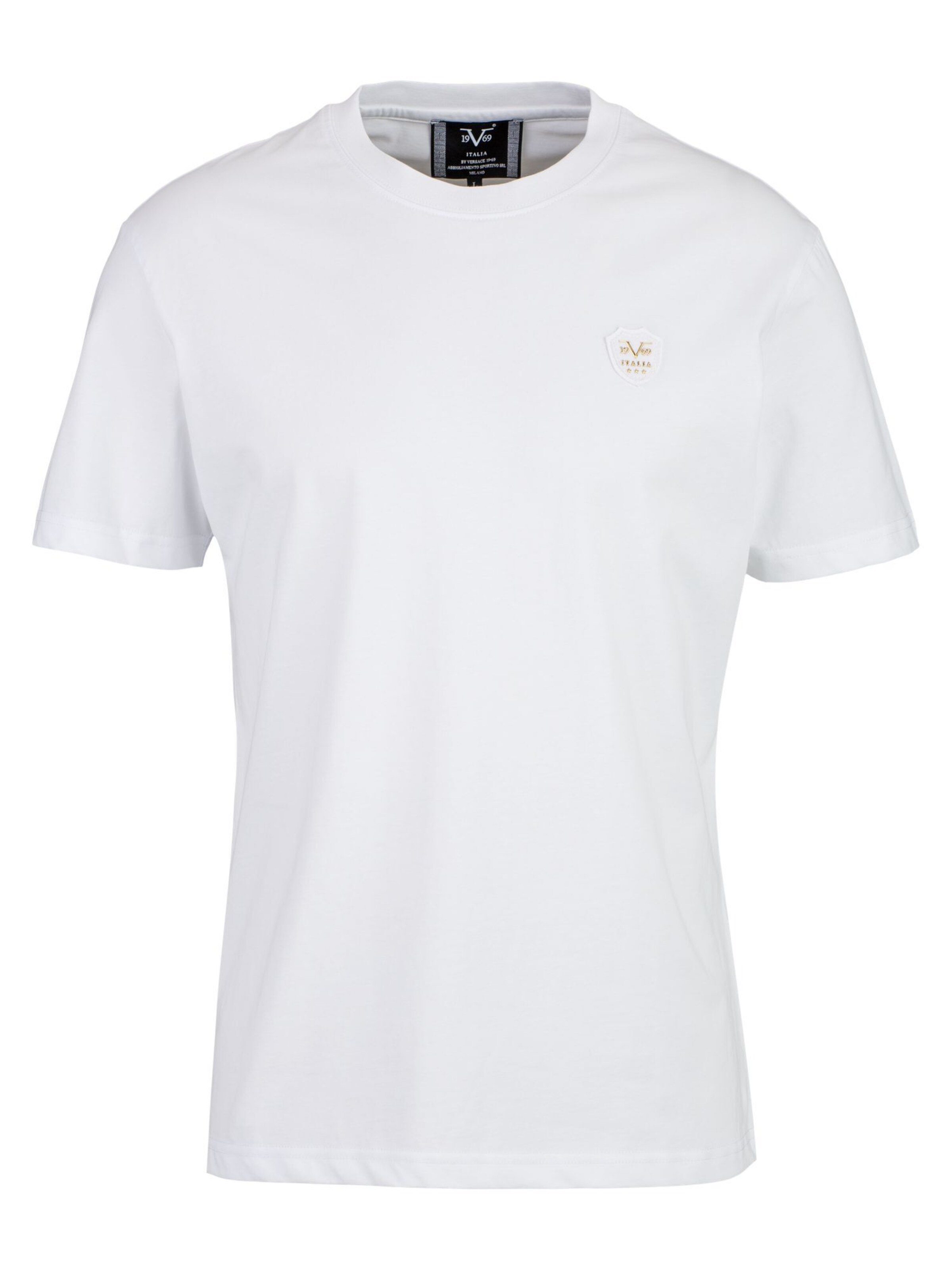 Maglietta 'Rafael' di 19V69 ITALIA in bianco: frontale