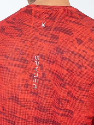 Spyder Functioneel shirt in Rood