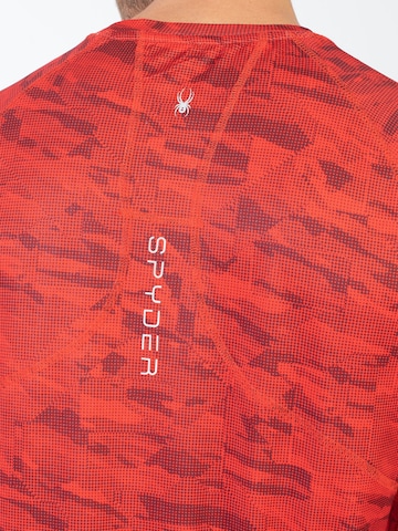 Spyder Functioneel shirt in Rood