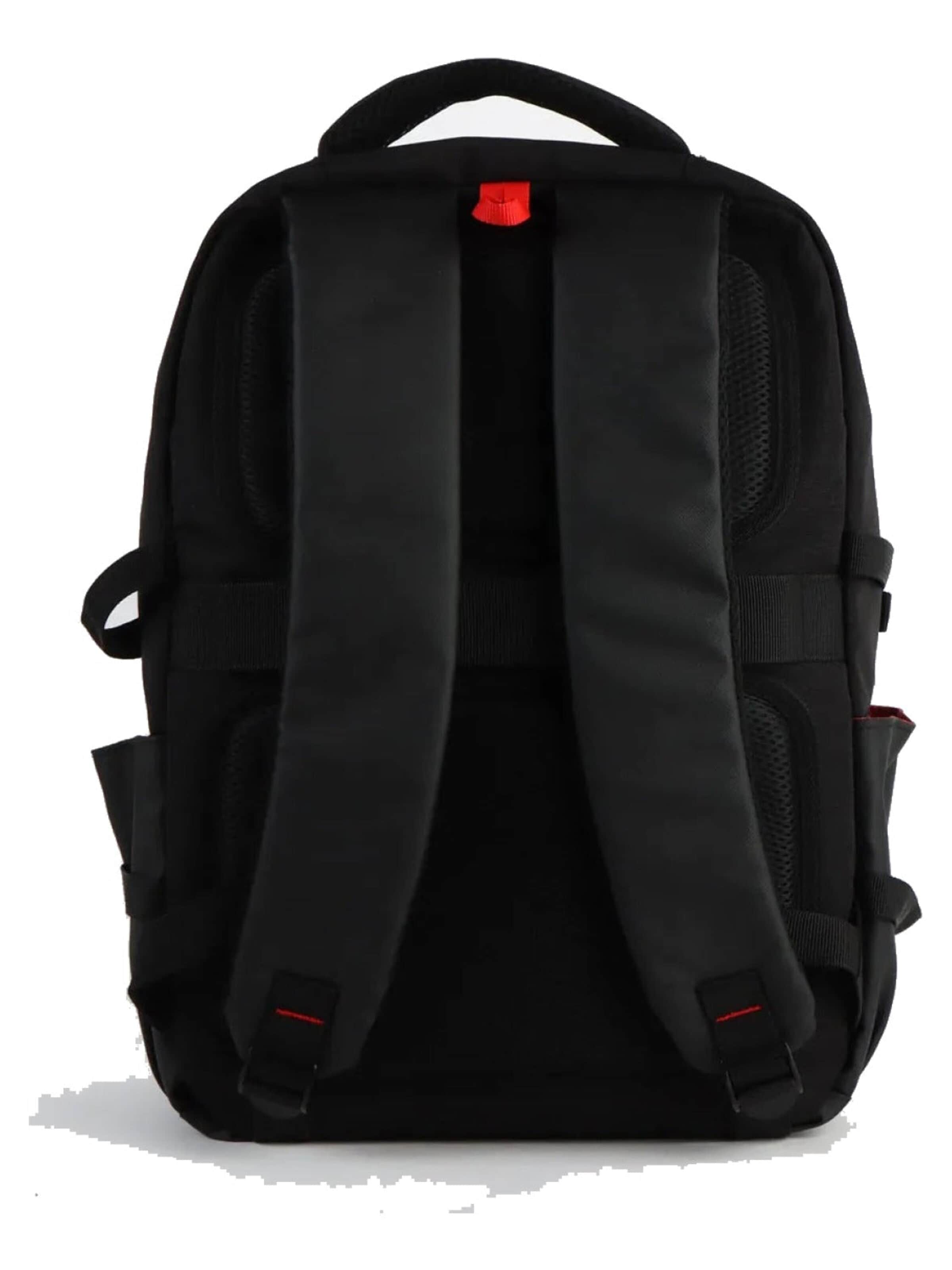 SPIDERMAN Rucksack 'Spiderman Spinlogo' in Schwarz