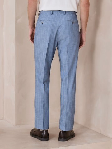 Next Slim fit Pleated Pants in Blue