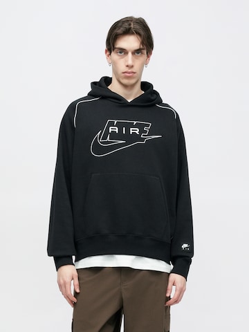 Nike Sportswear - Sudadera 'Air' en negro: frente