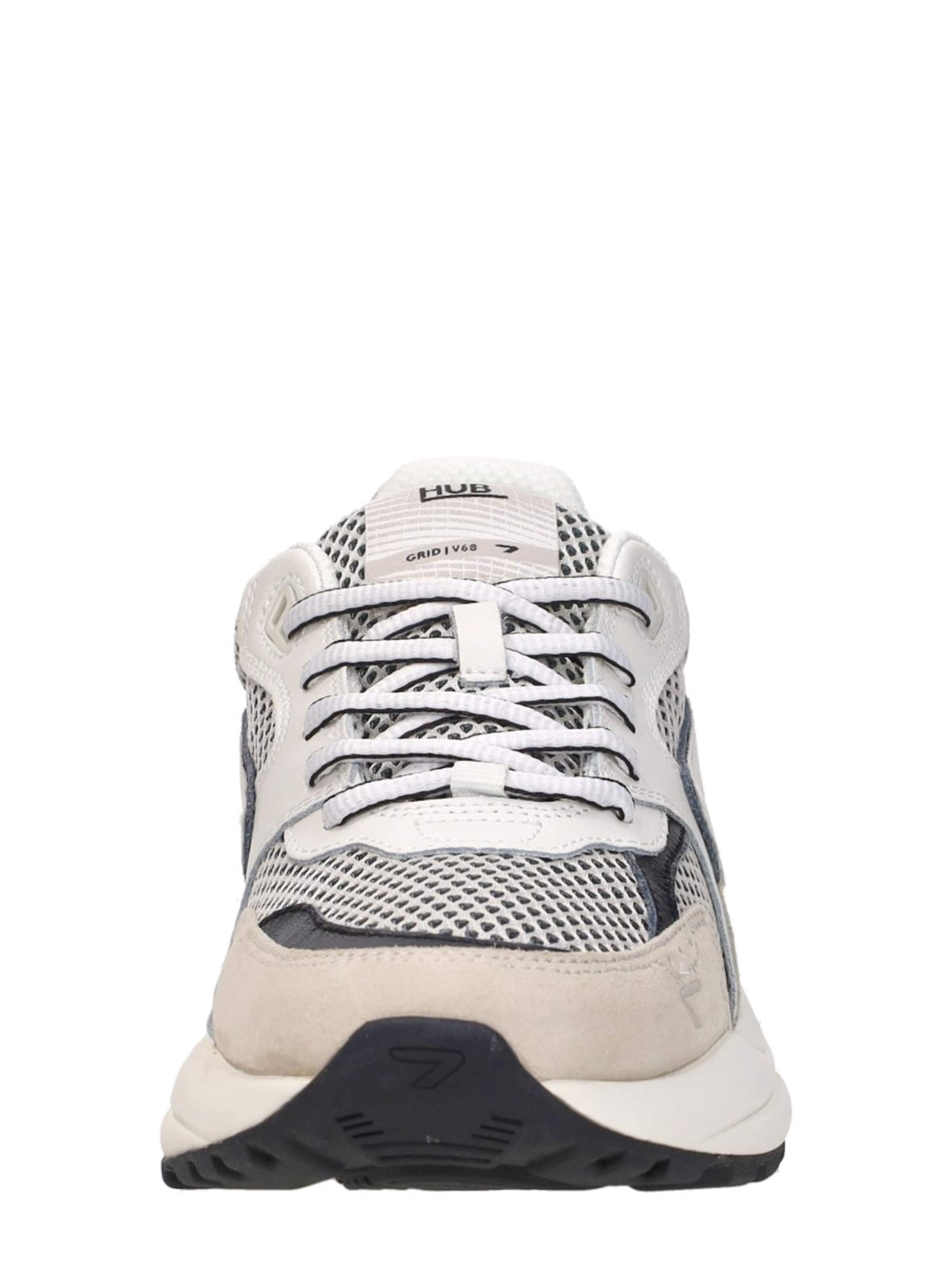 Baskets basses 'Grid S48' HUB en beige
