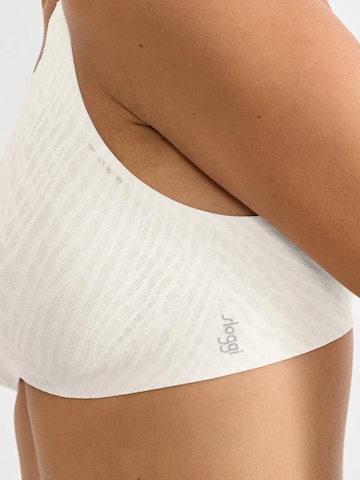 SLOGGI Trójkąt Biustonosz 'ZERO Feel Bliss THE UP' w kolorze biały