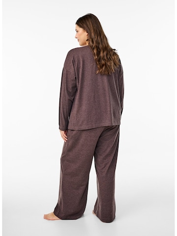 Regular Pantalon 'Mkarla' Zizzi en marron