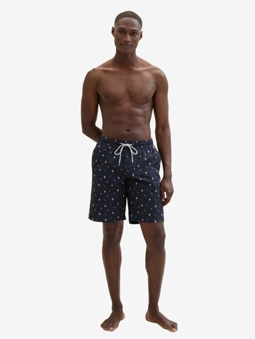 TOM TAILOR Badeshorts in Blau