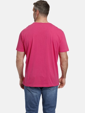 Charles Colby T-Shirt 'Earl Erian' in Pink
