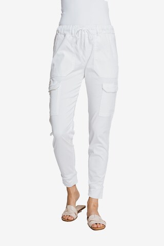 Zhrill Slim fit Cargo Pants in White