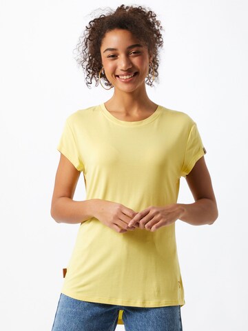 Alife and Kickin - Camiseta 'Mimmy' en amarillo: frente