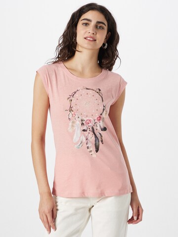 T-shirt 'BONE' ONLY en rose : devant