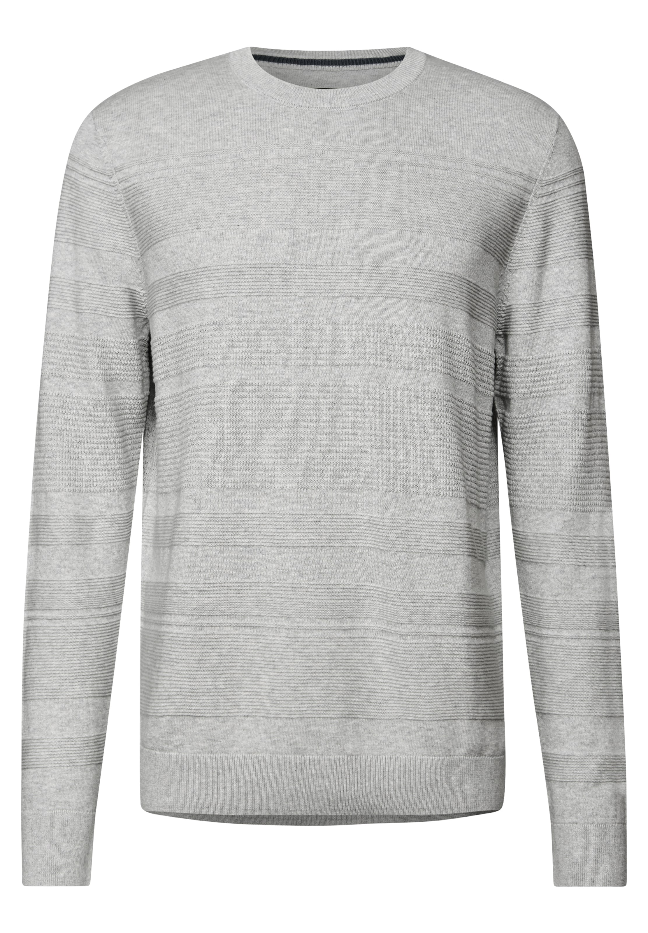 Street One MEN Pullover in Grau: Vorderseite