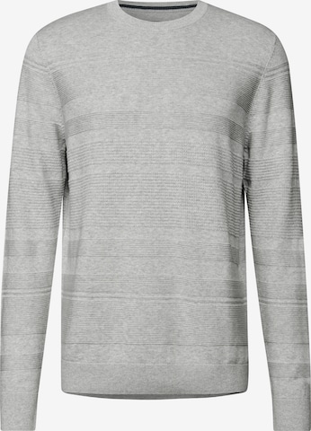 Street One MEN Pullover in Grau: Vorderseite