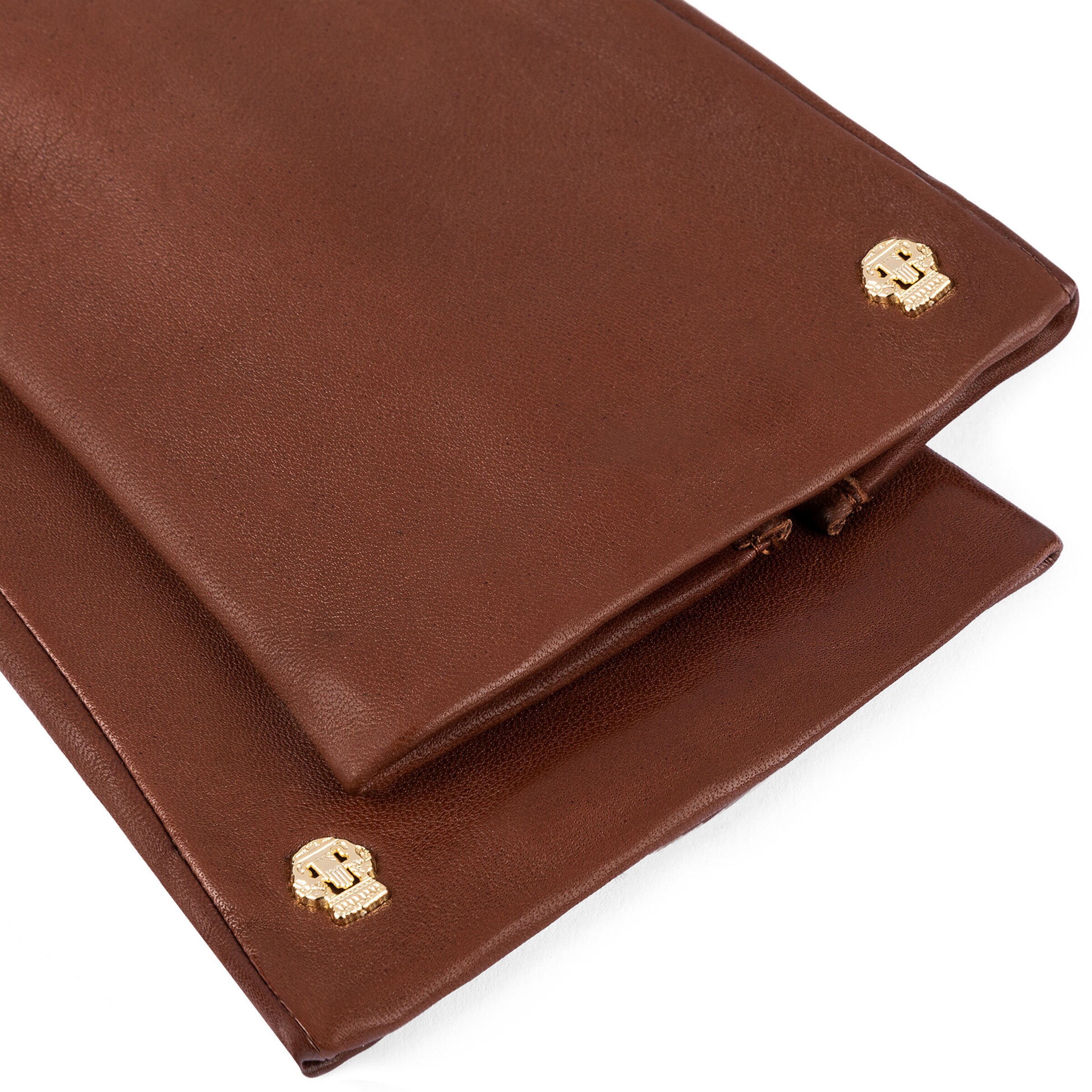 Roeckl Full Finger Gloves 'LISSABON' in Brown