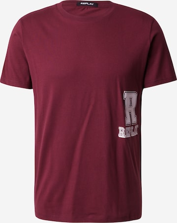 REPLAY - Camiseta en rojo: frente