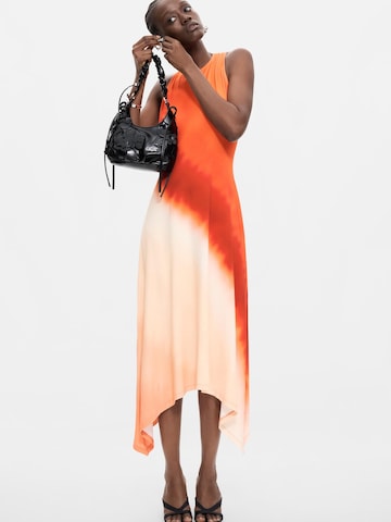 Desigual Kleid in Orange: Vorderseite