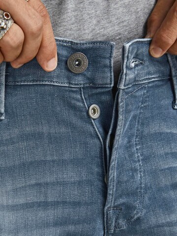 zils JACK & JONES Piegulošs Džinsi 'JJIGLENN JJICON JJ 857'