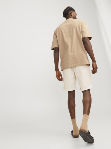 JACK & JONES - Regular Calças chino 'Fury' em branco