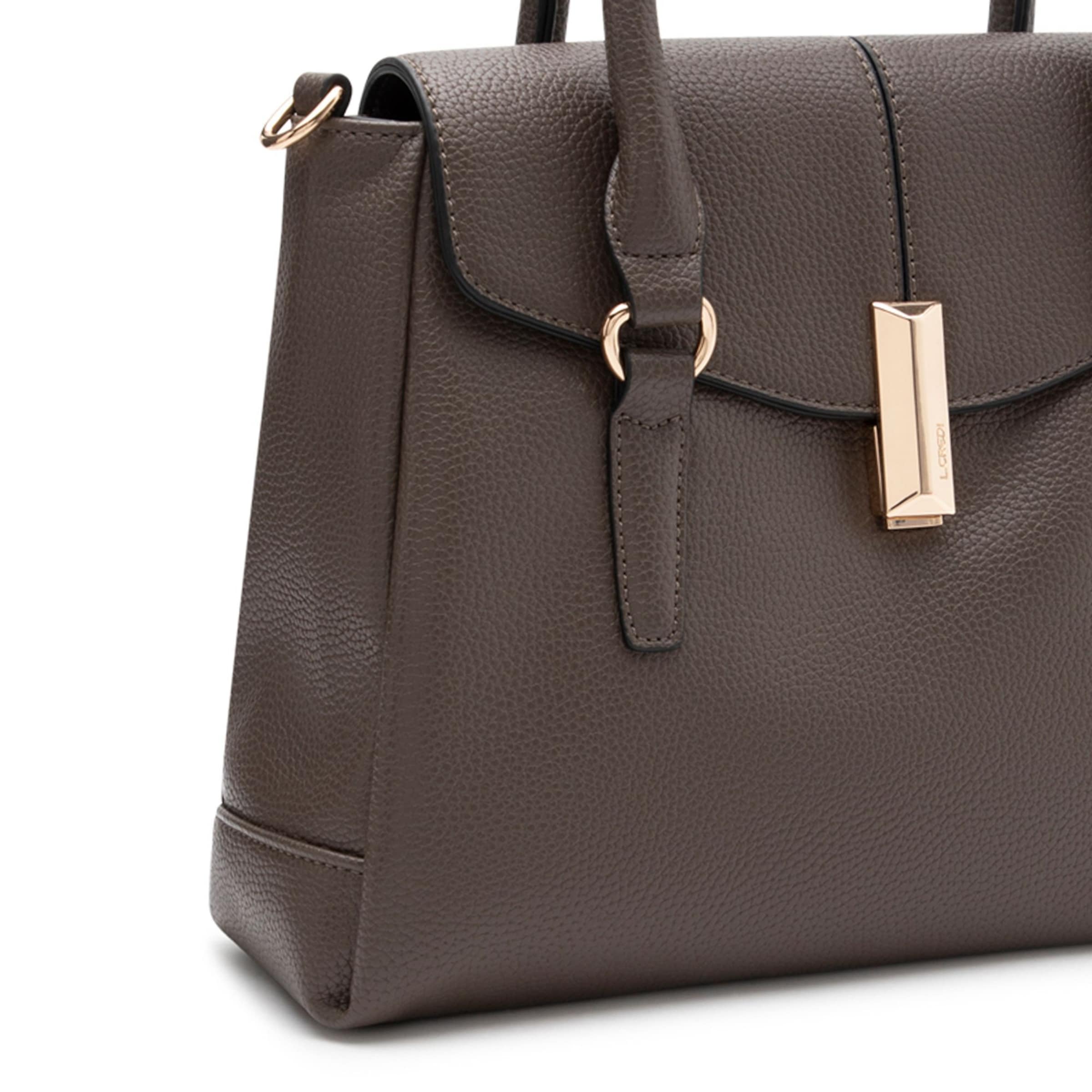 L.CREDI Handbag 'Perdita' in Brown