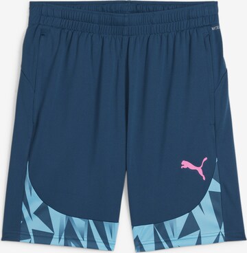 Regular Pantalon de sport 'Individual FINAL' PUMA en bleu : devant