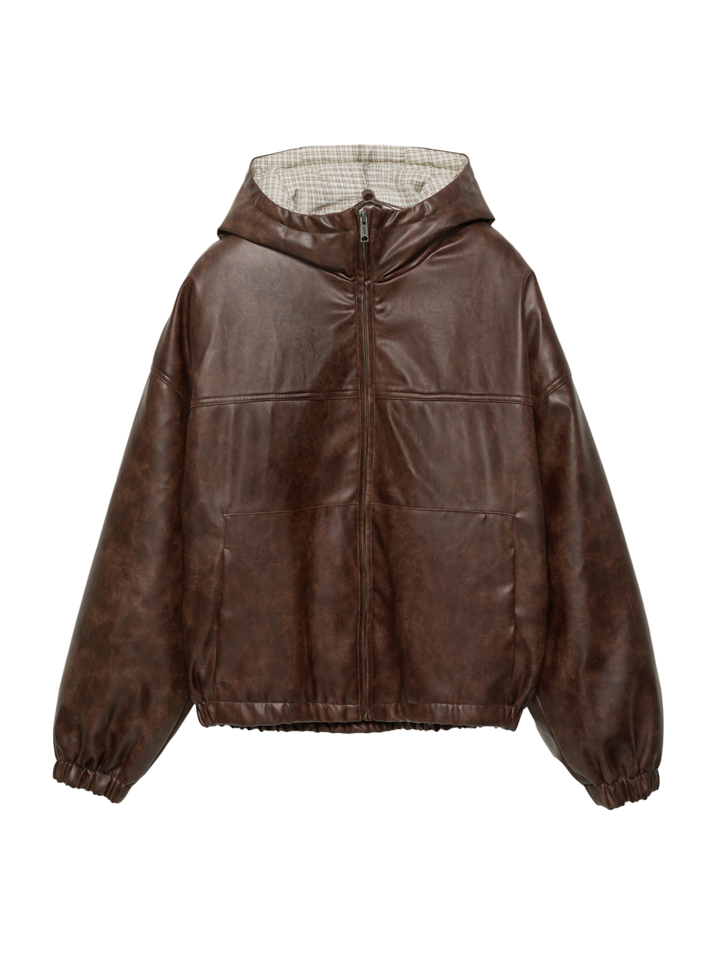 Giacca di mezza stagione 'CAZADORA' Pull&Bear di colore marrone, Visualizzazione prodotti