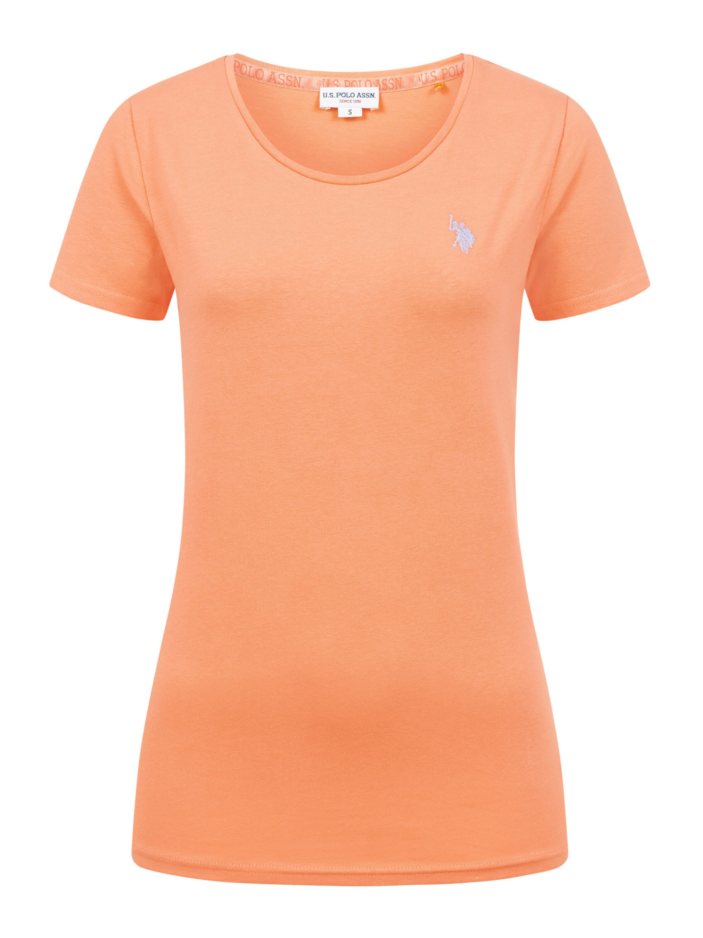 U.S. POLO ASSN. Shirt in Oranje: voorkant