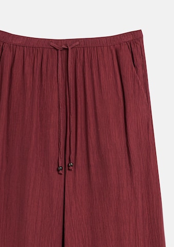 s.Oliver Wide Leg Hose in Rot