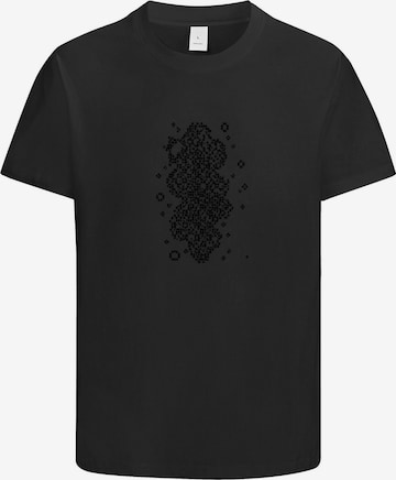 HUSKSWARE Shirt 'Grafik' in Schwarz: Vorderseite