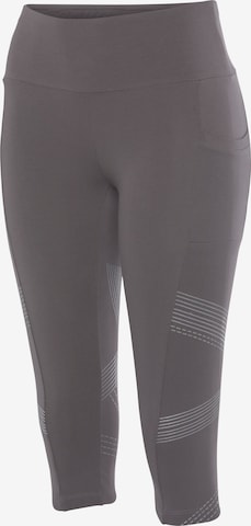Pantalon de sport LASCANA ACTIVE en gris : devant