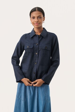 Part Two Between-Season Jacket 'Elnora' in Blue: front