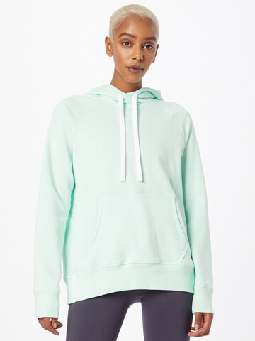 UNDER ARMOUR Sportief sweatshirt 'Rival' in Groen: voorkant