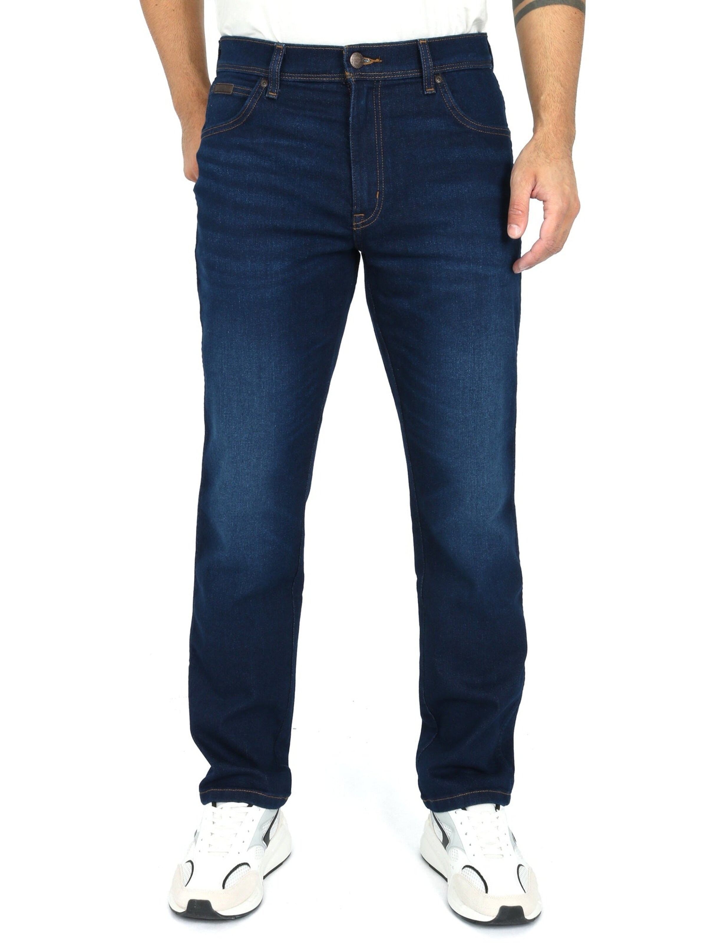 Coupe slim Jean 'TEXAS' WRANGLER en bleu