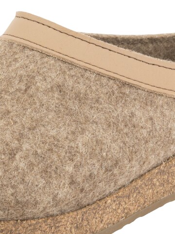 HAFLINGER Clogs 'Torben Grizzly' in Brown