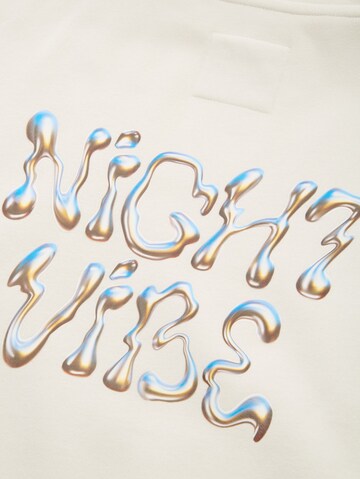 TOM TAILOR Sweatshirt in White