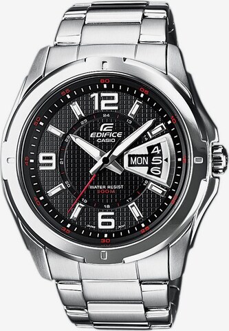 CASIO Analog Watch 'Edifice' in Silver: front